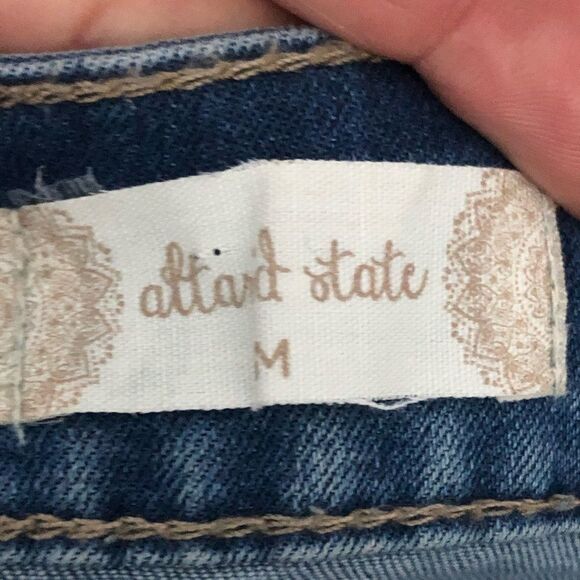 Altar’d State denim skirt, snaps down the front - Picture 5 of 8